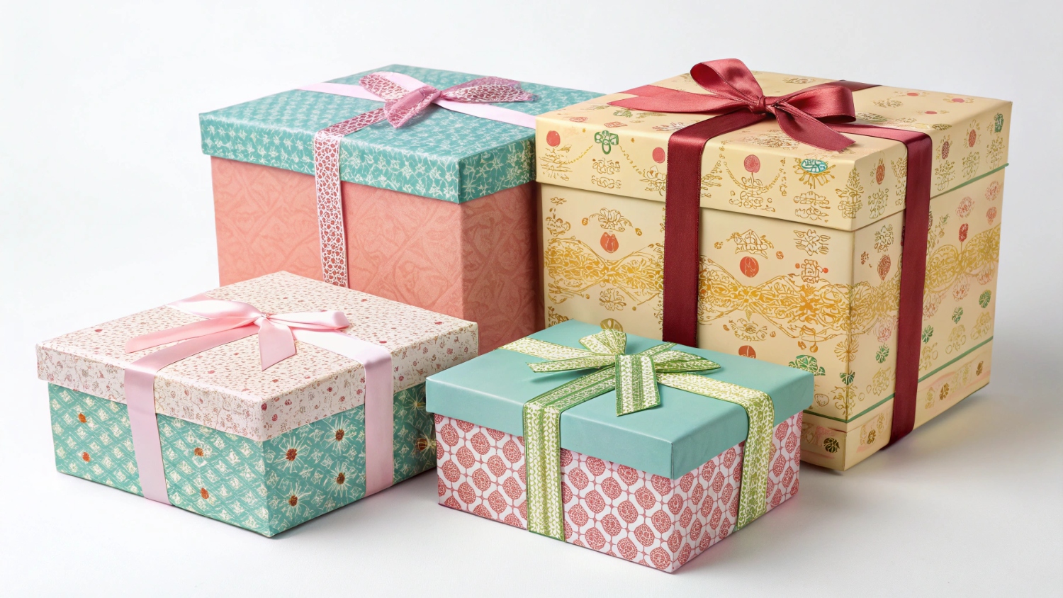 Декоративные коробки для подарков