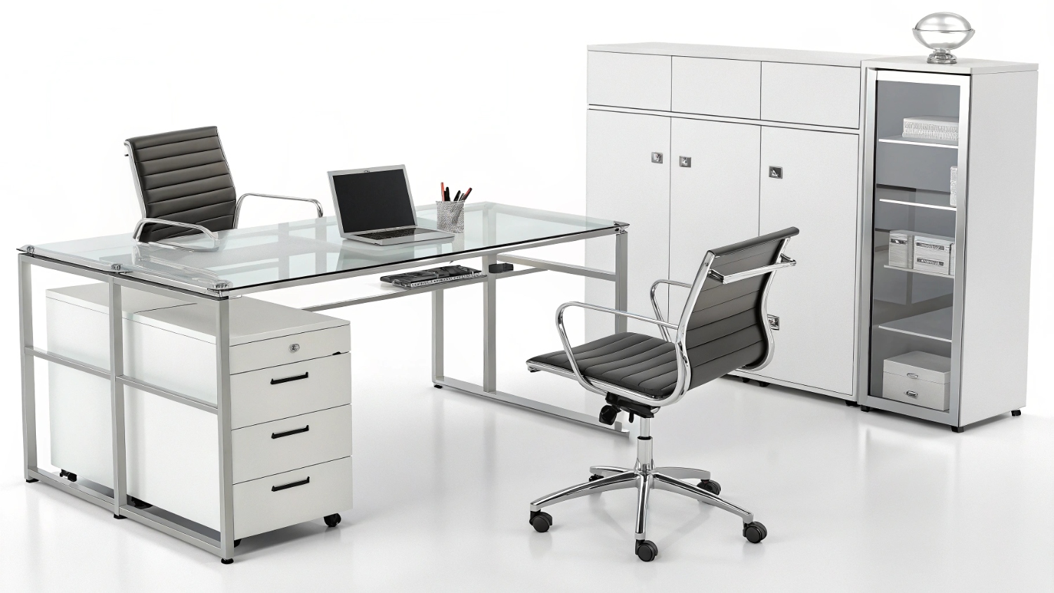 Мебель для офиса в стиле хай-тек