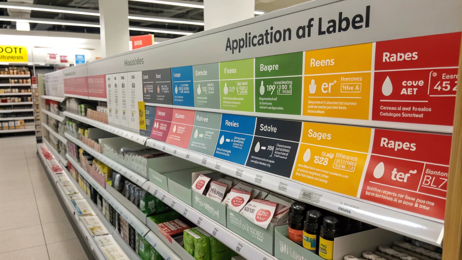 Применение этикеток в торговой сфере