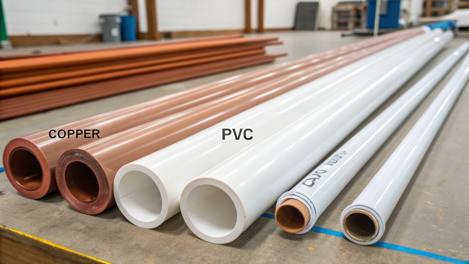 Виды водопроводных труб