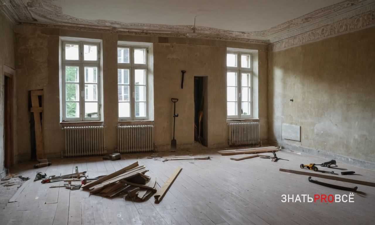 4. Подготовка основания под акриловый поддон