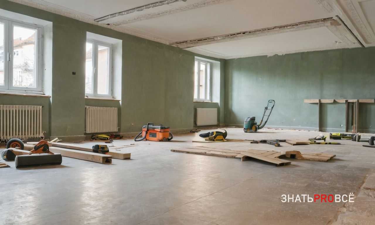 Ремонт натяжного потолка - устранение пореза или прокола