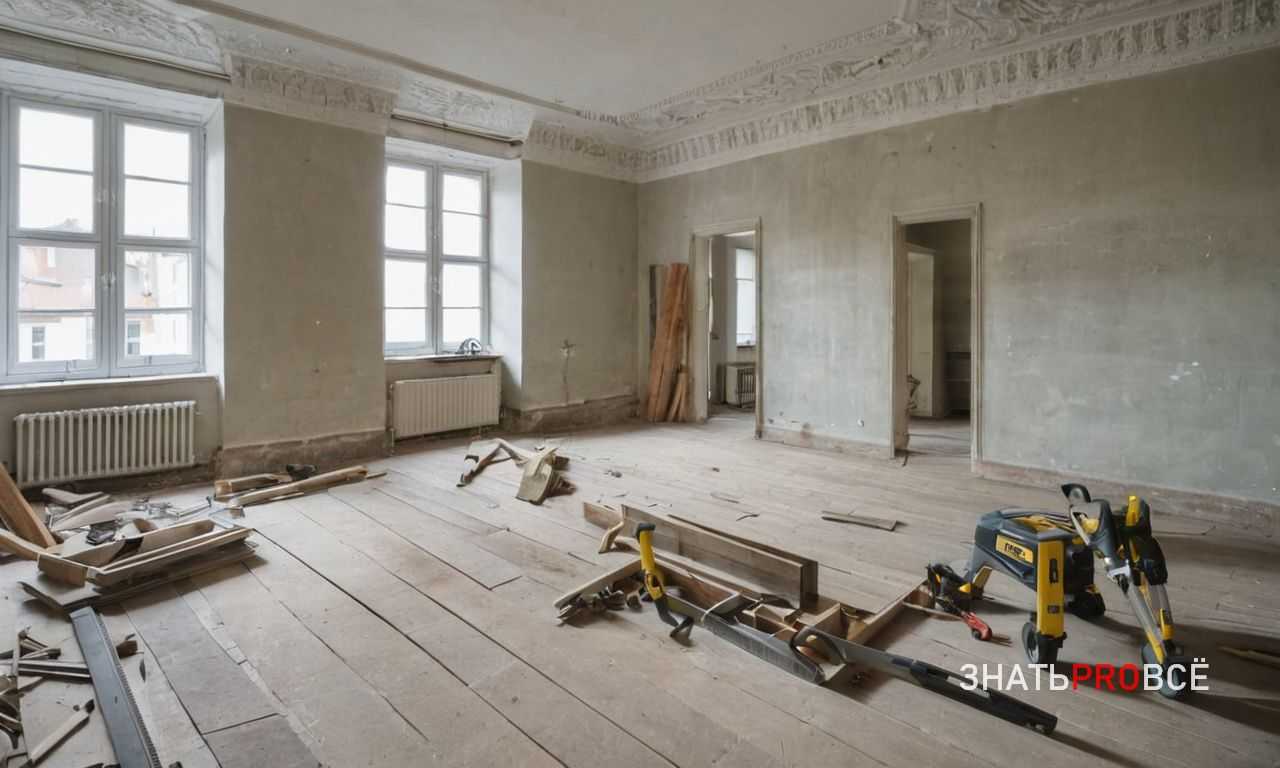 Установка стен