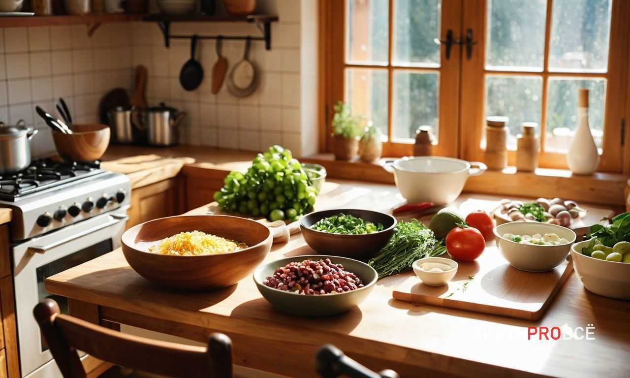Французский салат Лионез - теплый салат с беконом и яйцом пашот