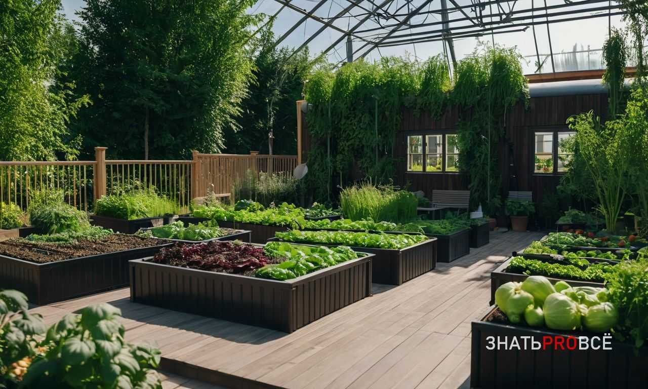 Как создать декоративный огород с плодами и цветами